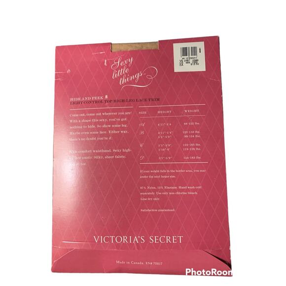 victorias secret sexy little things hide and peek Control Discontinued C Large - Picture 2 of 2